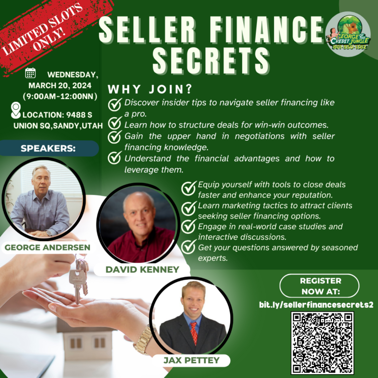 seller finance class in utah